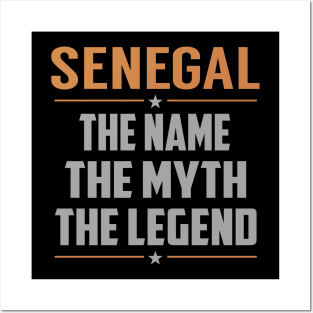 SENEGAL The Name The Myth The Legend Posters and Art